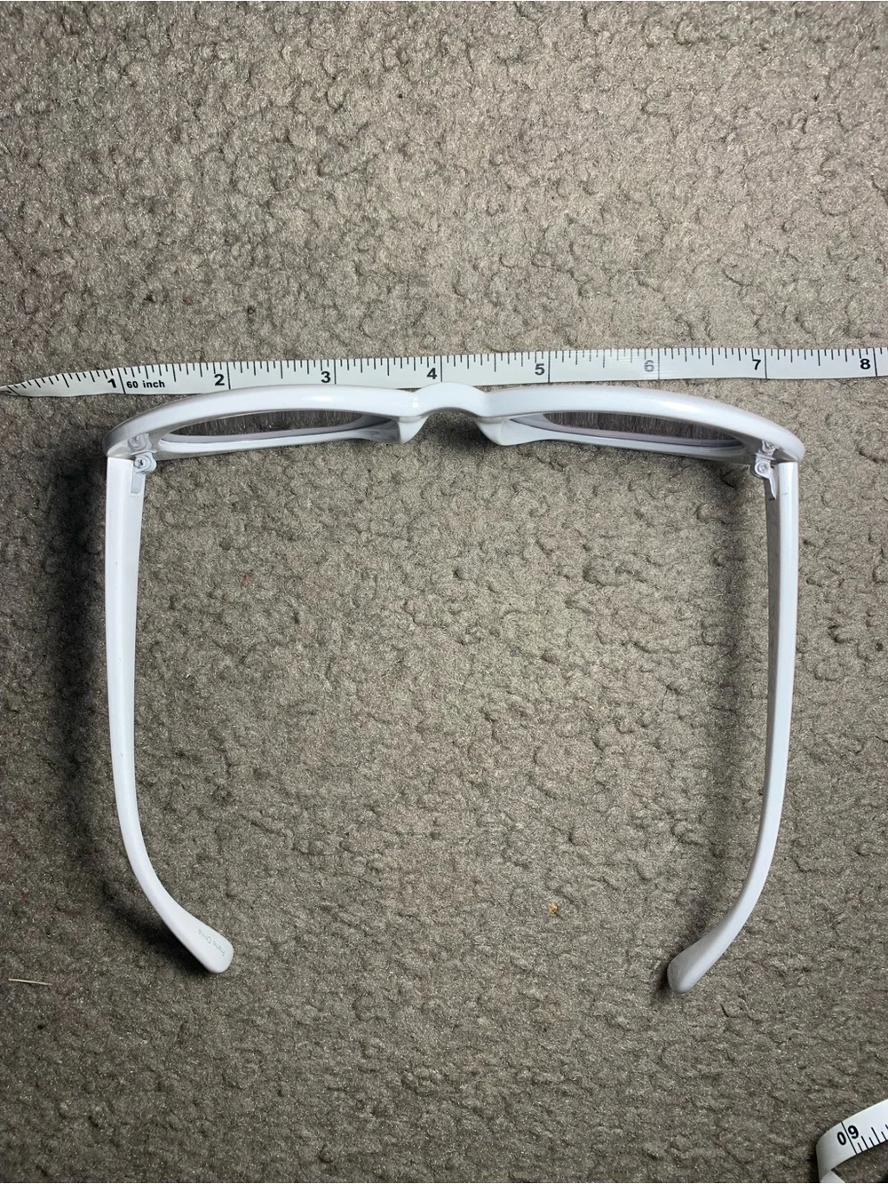 White Oval Retro Sunglasses for Women